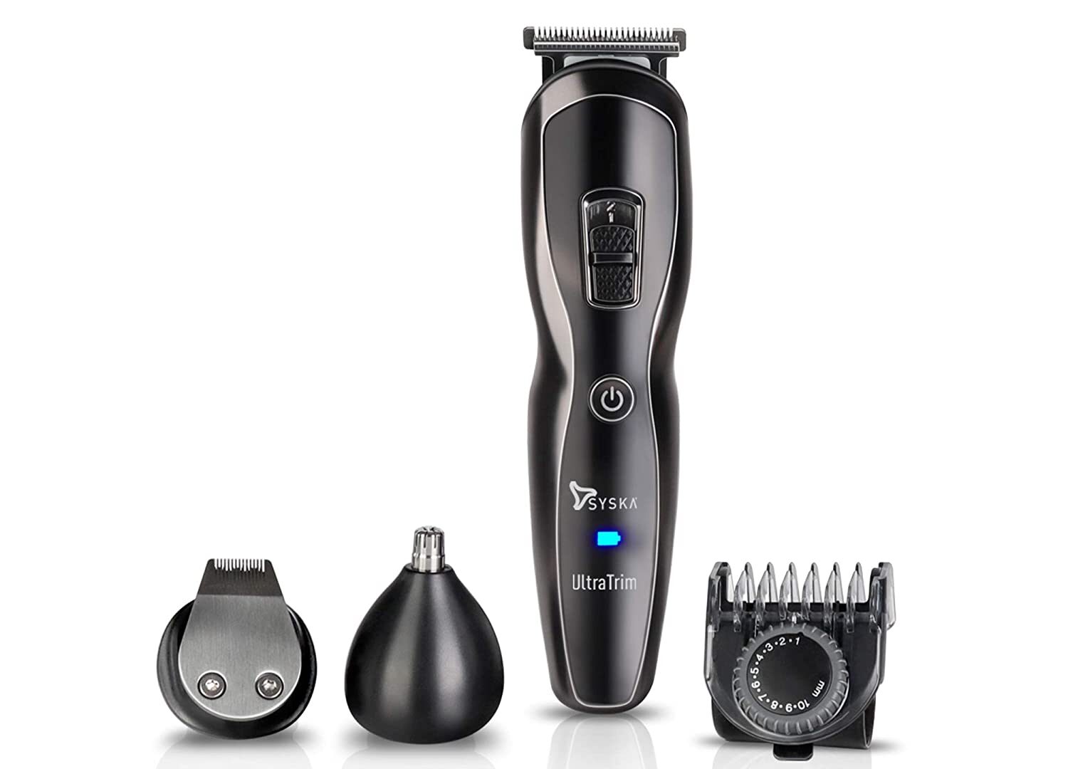 syska ht3333k corded & cordless stainless steel blade grooming trimmer
