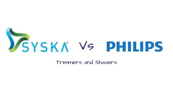 compare syska and philips trimmer